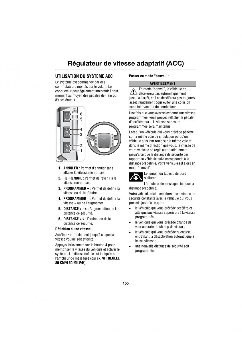 Land Rover Range Rover III 3 L322 manuel du proprietaire / page 208