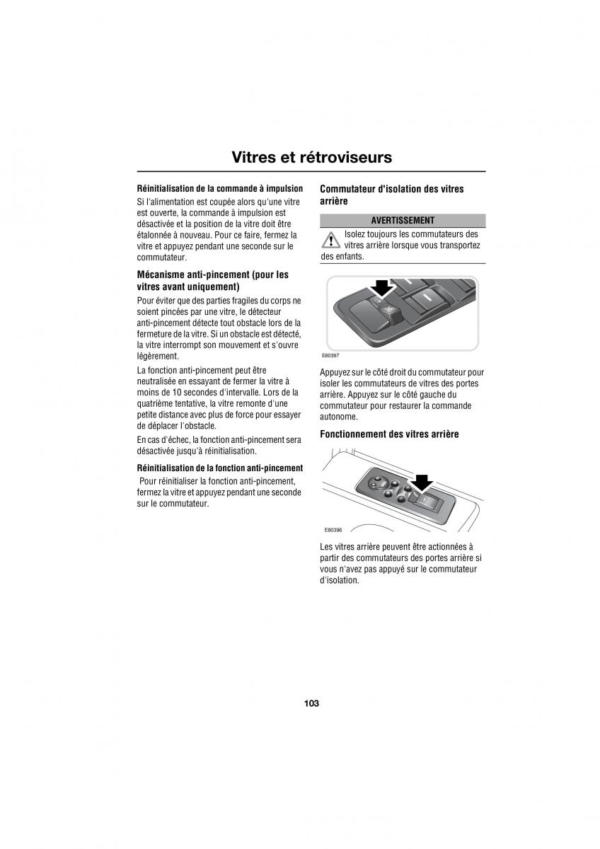 Land Rover Range Rover III 3 L322 manuel du proprietaire / page 266