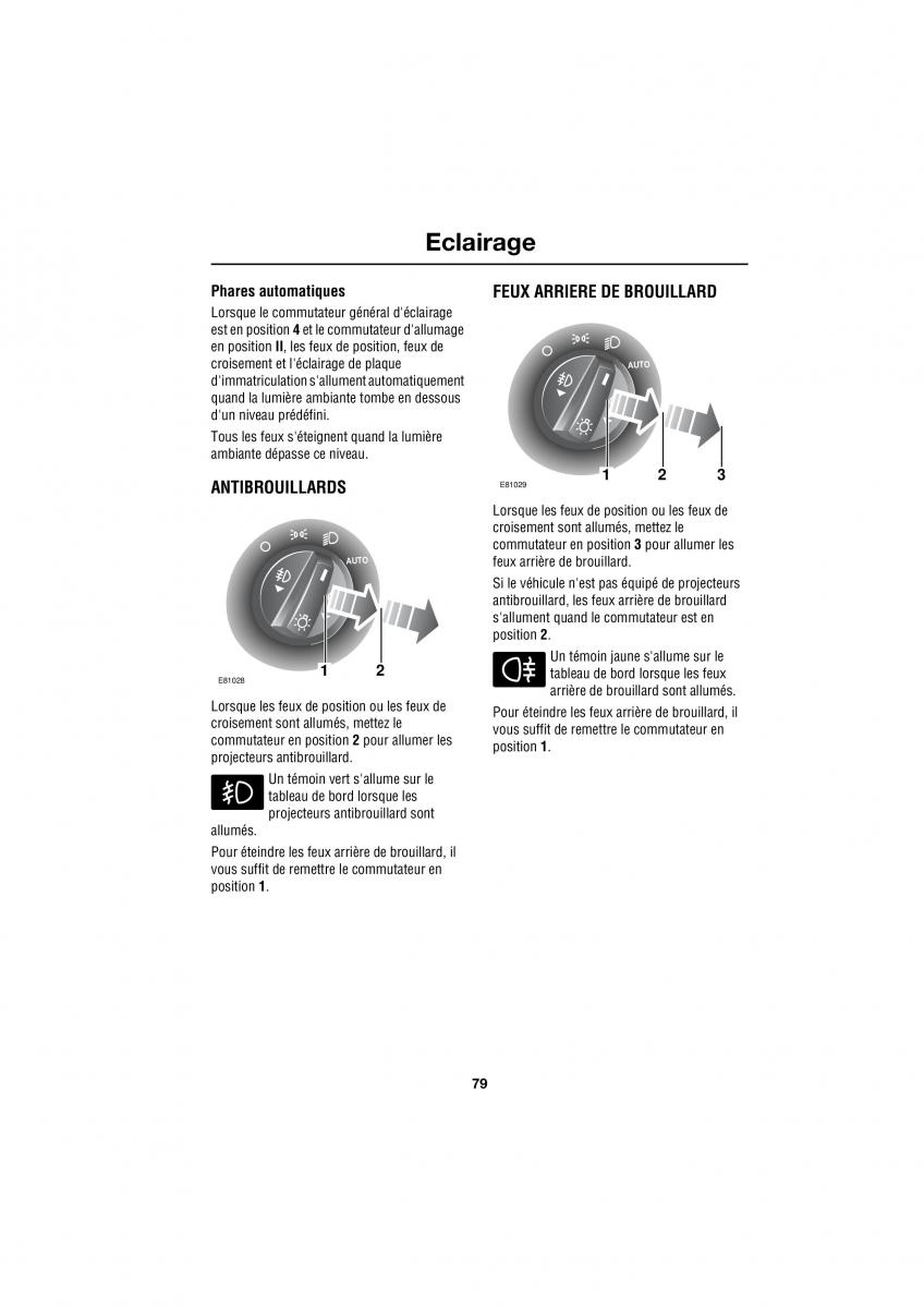 Land Rover Range Rover III 3 L322 manuel du proprietaire / page 277