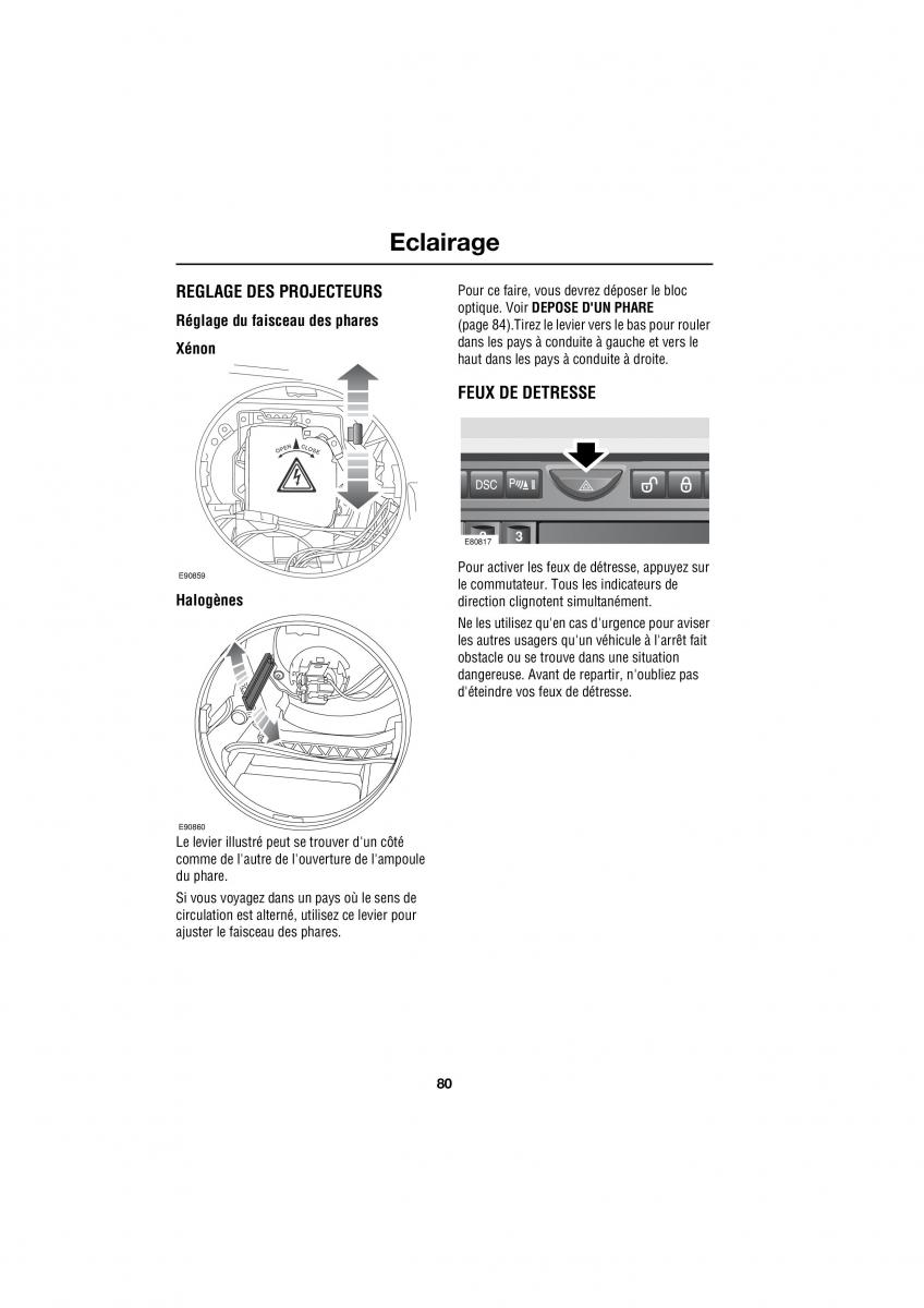 Land Rover Range Rover III 3 L322 manuel du proprietaire / page 278