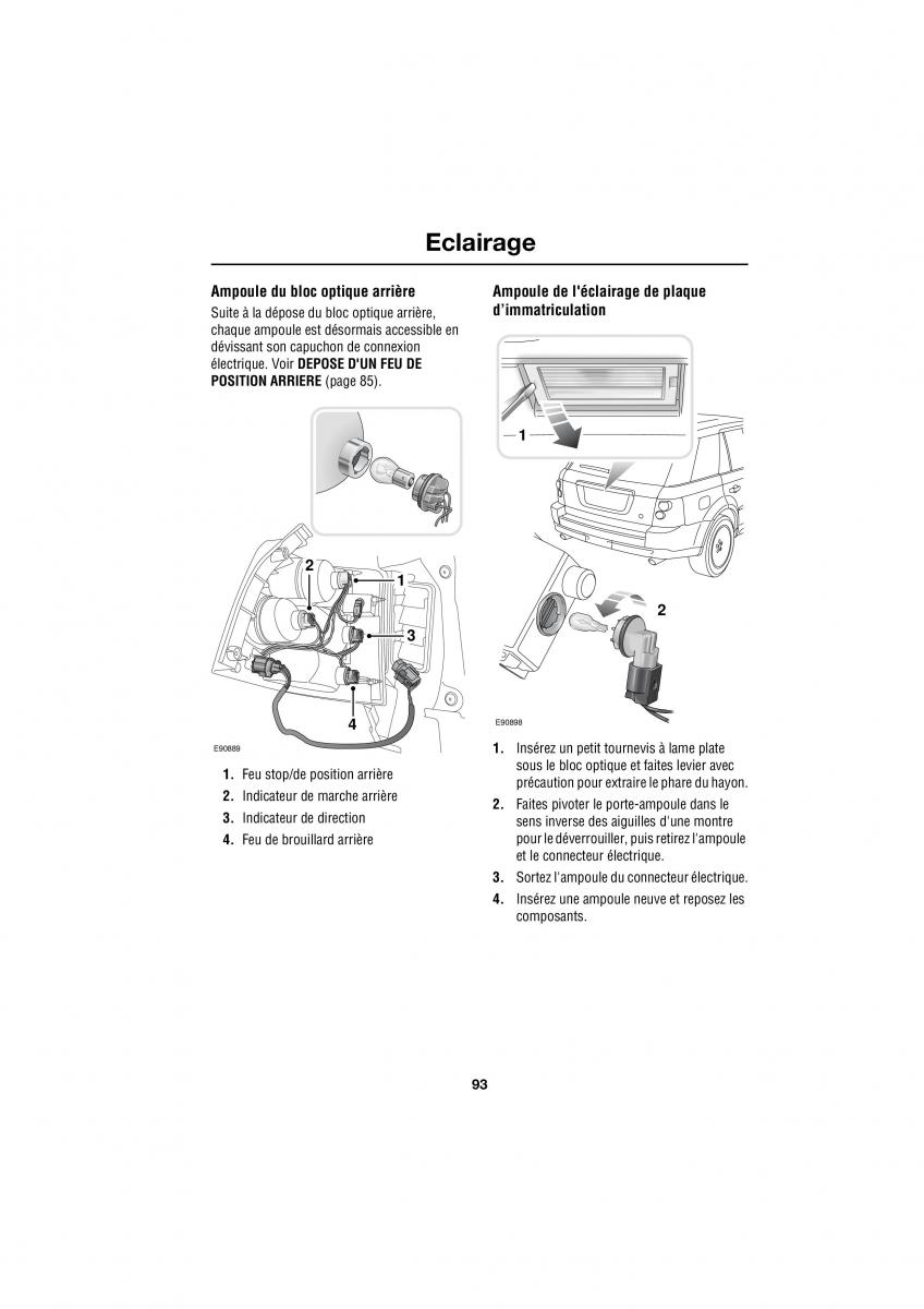 Land Rover Range Rover III 3 L322 manuel du proprietaire / page 291