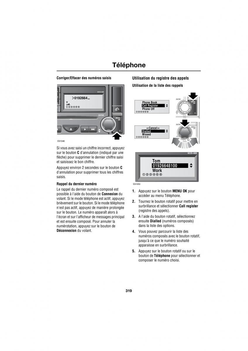 Land Rover Range Rover III 3 L322 manuel du proprietaire / page 40