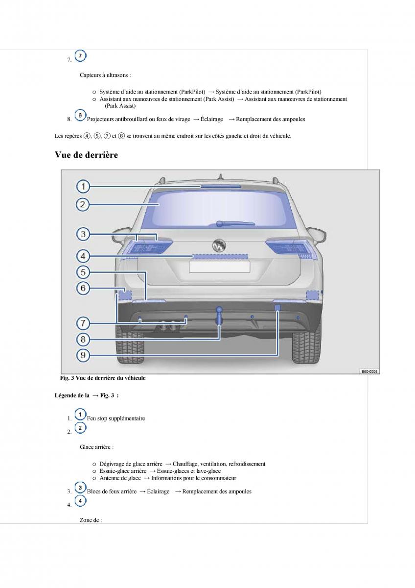 manuel du propriétaire  VW Tiguan II 2 manuel du proprietaire / page 6