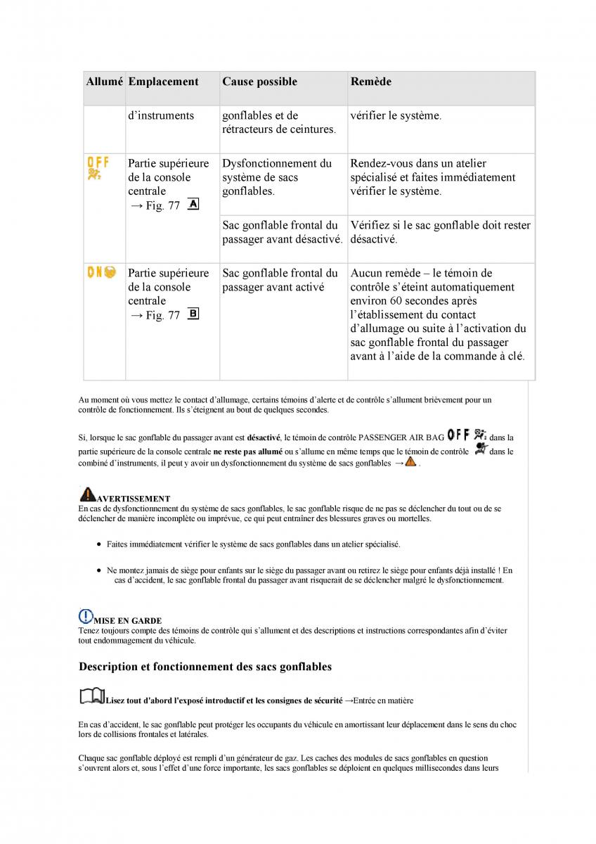 manuel du propriétaire  VW Tiguan II 2 manuel du proprietaire / page 135