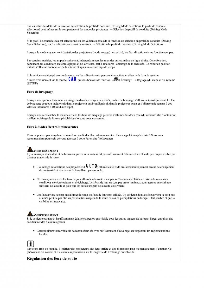 manuel du propriétaire  VW Tiguan II 2 manuel du proprietaire / page 166