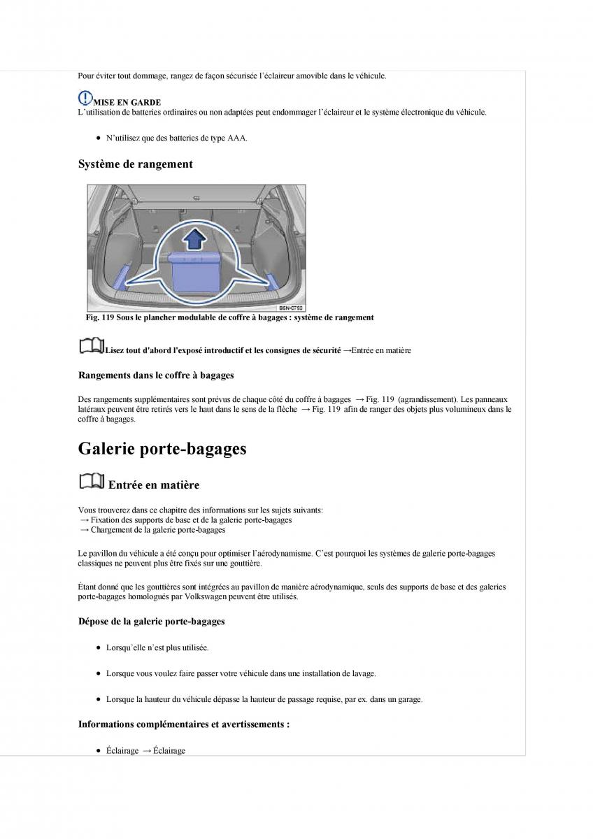 manuel du propriétaire  VW Tiguan II 2 manuel du proprietaire / page 203