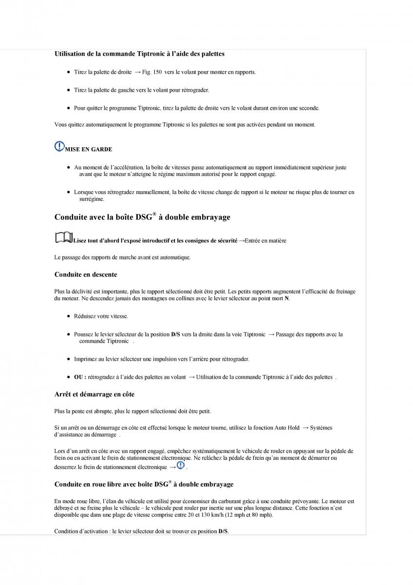 manuel du propriétaire  VW Tiguan II 2 manuel du proprietaire / page 258