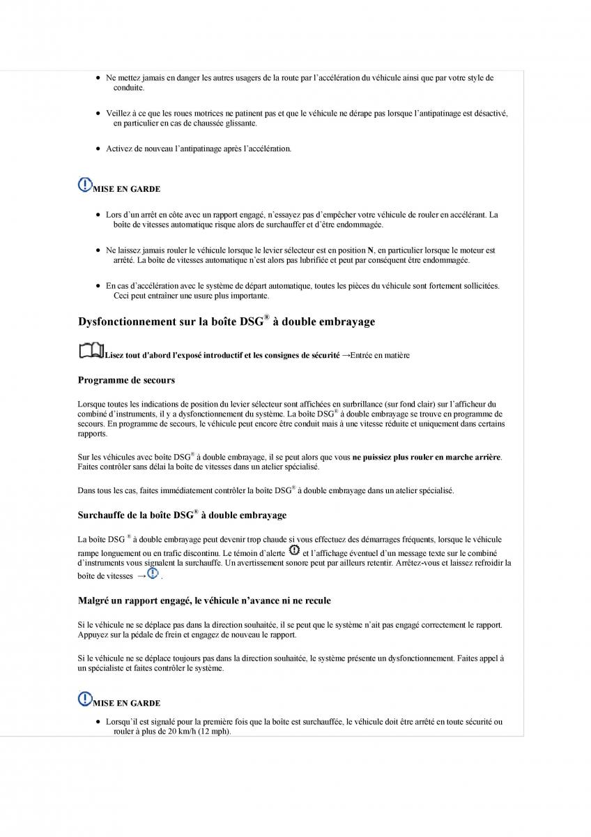 manuel du propriétaire  VW Tiguan II 2 manuel du proprietaire / page 260