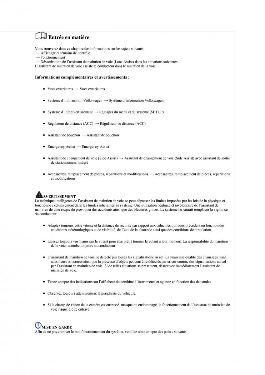 manuel du propriétaire  VW Tiguan II 2 manuel du proprietaire / page 378