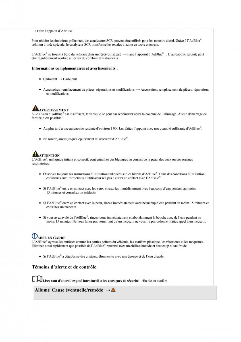 manuel du propriétaire  VW Tiguan II 2 manuel du proprietaire / page 438