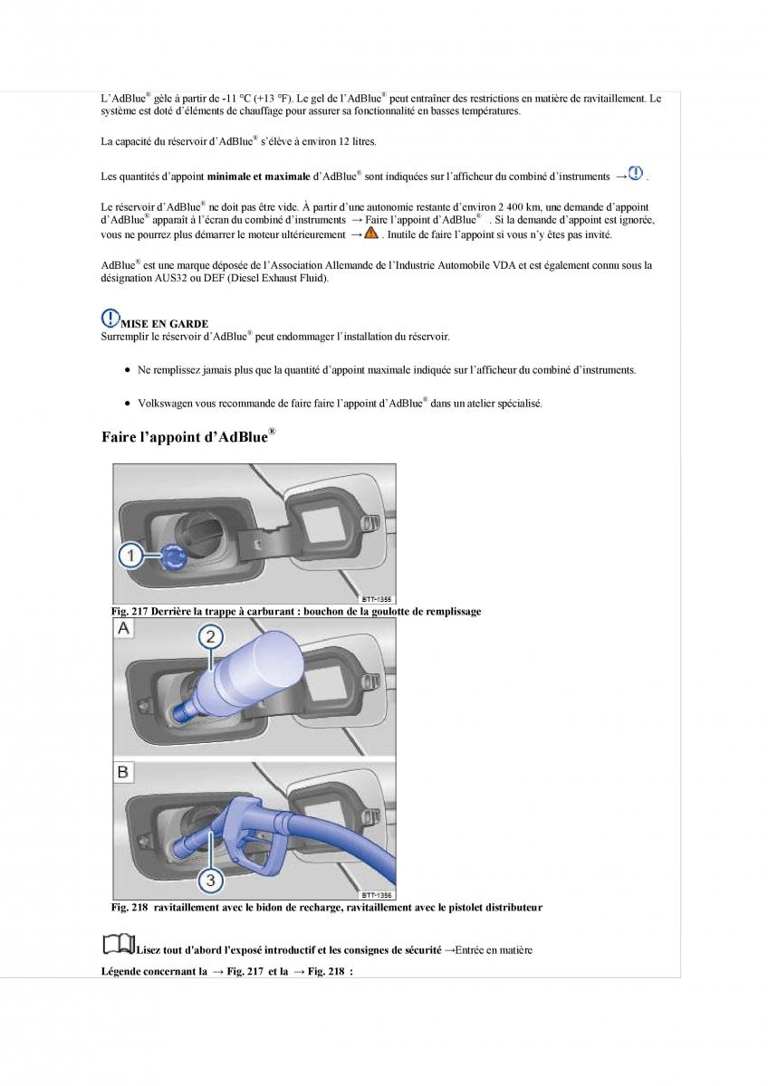 manuel du propriétaire  VW Tiguan II 2 manuel du proprietaire / page 440