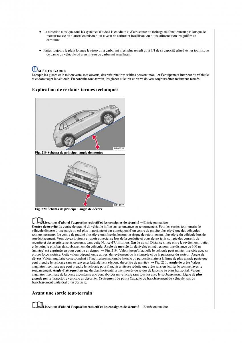 manuel du propriétaire  VW Tiguan II 2 manuel du proprietaire / page 445