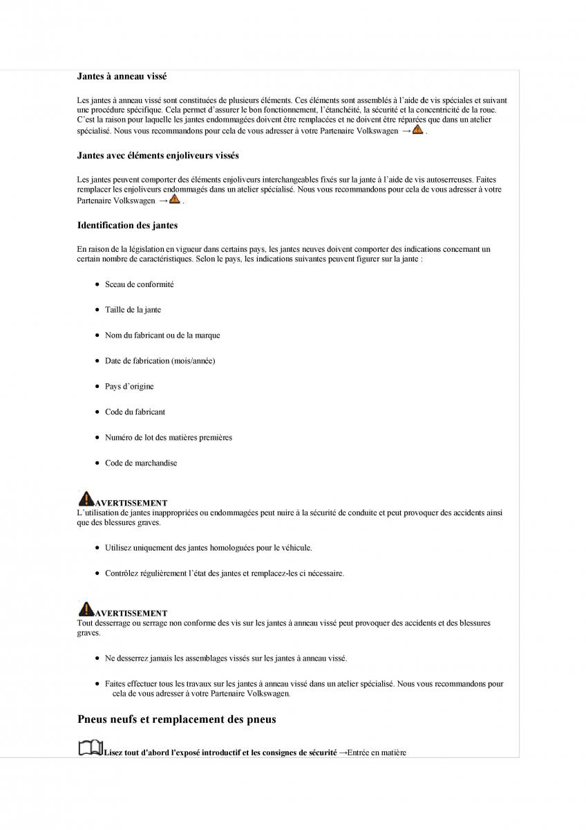 manuel du propriétaire  VW Tiguan II 2 manuel du proprietaire / page 498