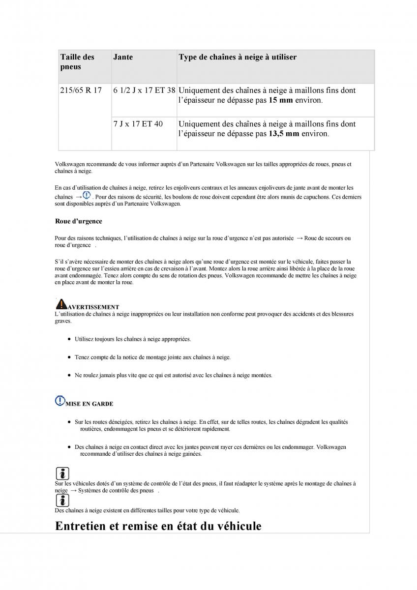 manuel du propriétaire  VW Tiguan II 2 manuel du proprietaire / page 513