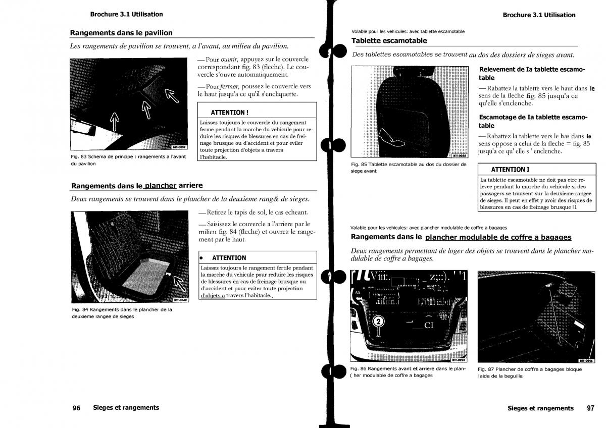 VW Touran manuel du proprietaire / page 58