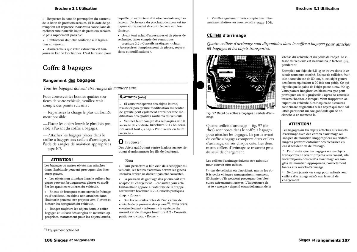 VW Touran manuel du proprietaire / page 63