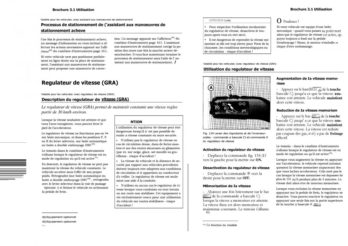 VW Touran manuel du proprietaire / page 91