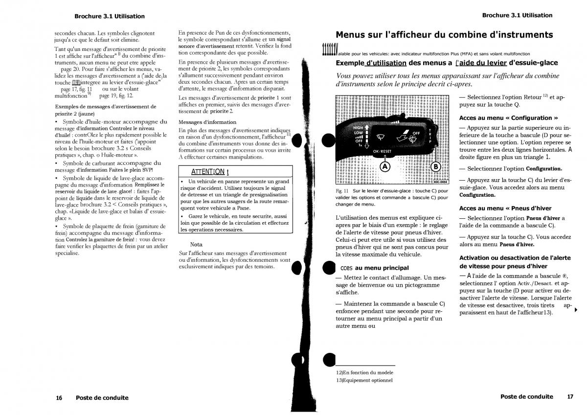 VW Touran manuel du proprietaire / page 18