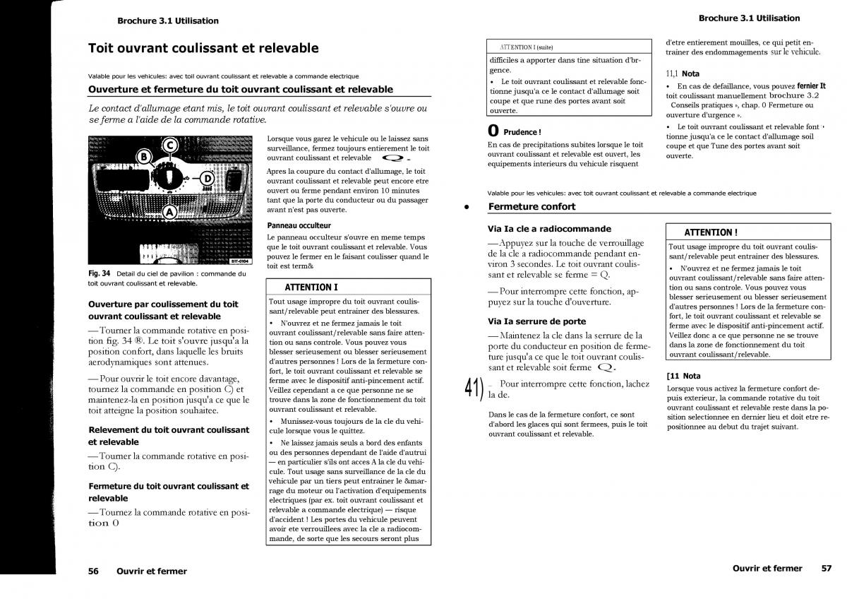 VW Touran manuel du proprietaire / page 38