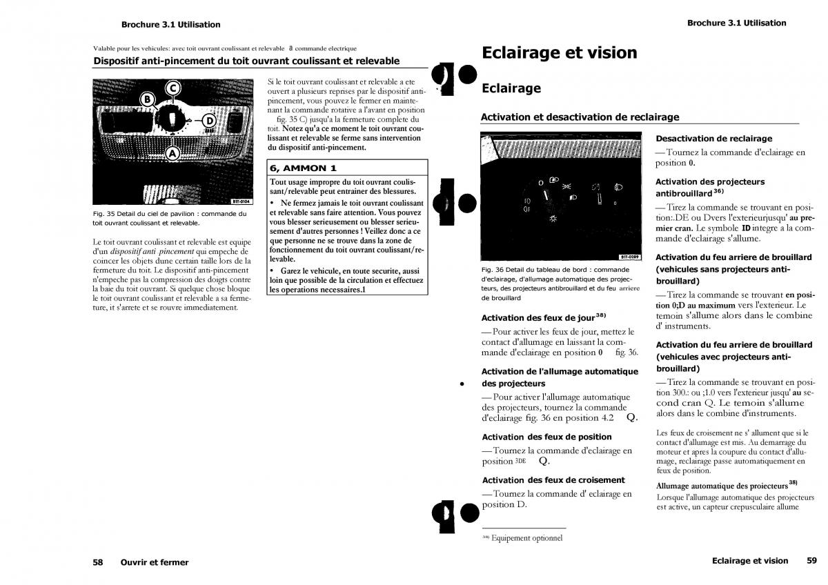 VW Touran manuel du proprietaire / page 39