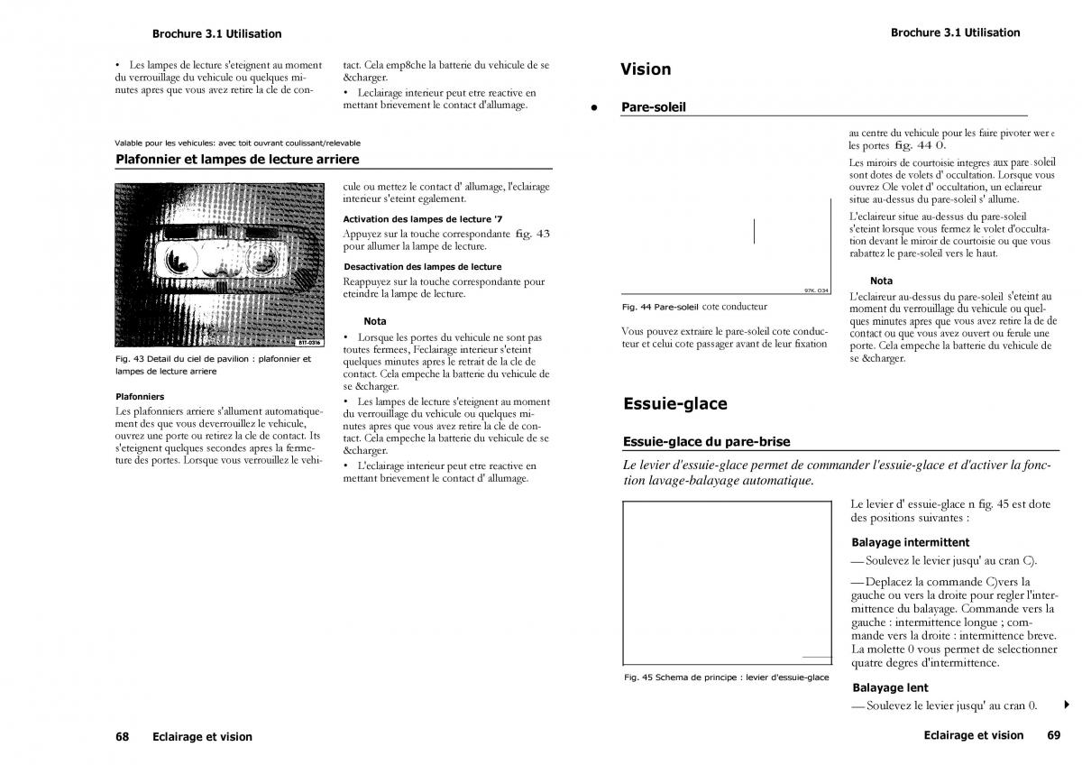 VW Touran manuel du proprietaire / page 44