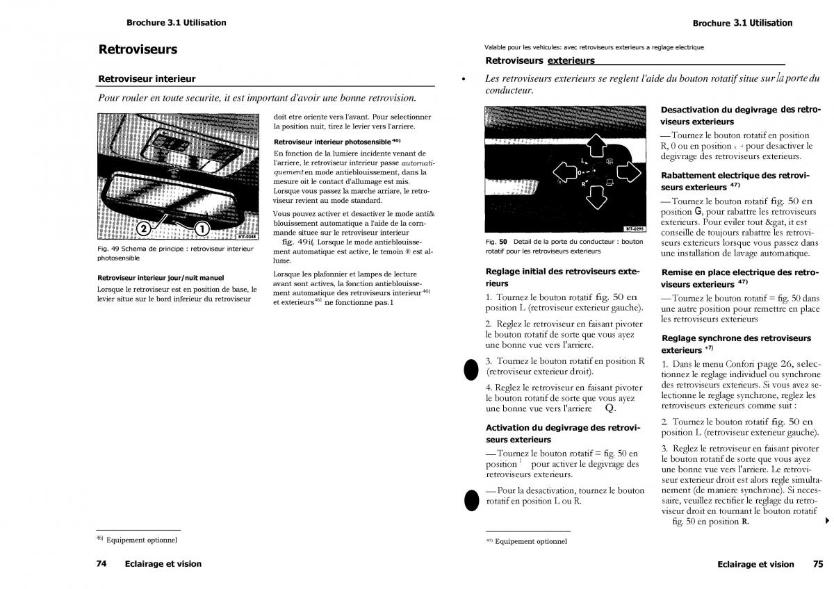 VW Touran manuel du proprietaire / page 47