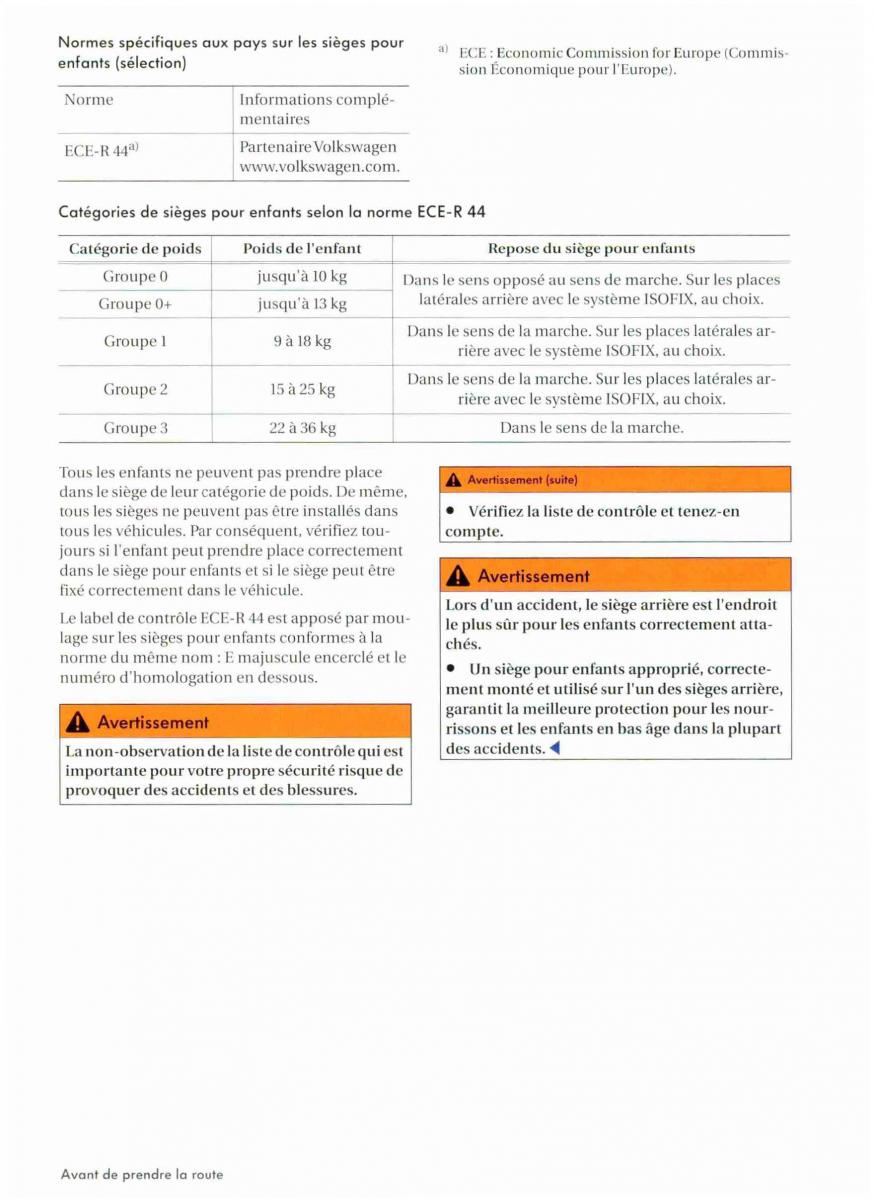 VW Golf VI 6 manuel du proprietaire / page 104