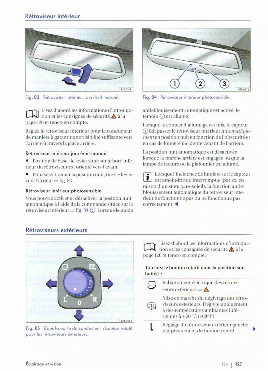 VW Golf VI 6 manuel du proprietaire / page 129