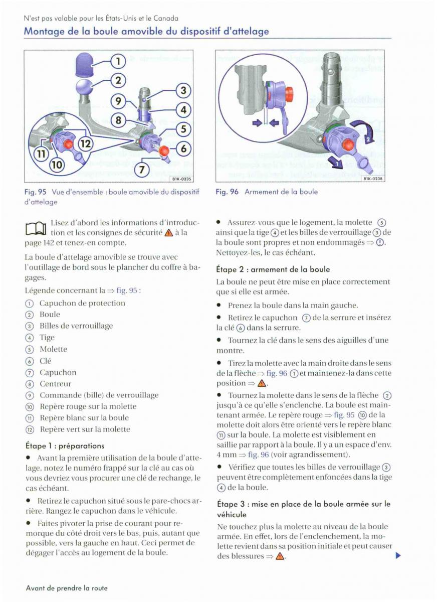 VW Golf VI 6 manuel du proprietaire / page 146