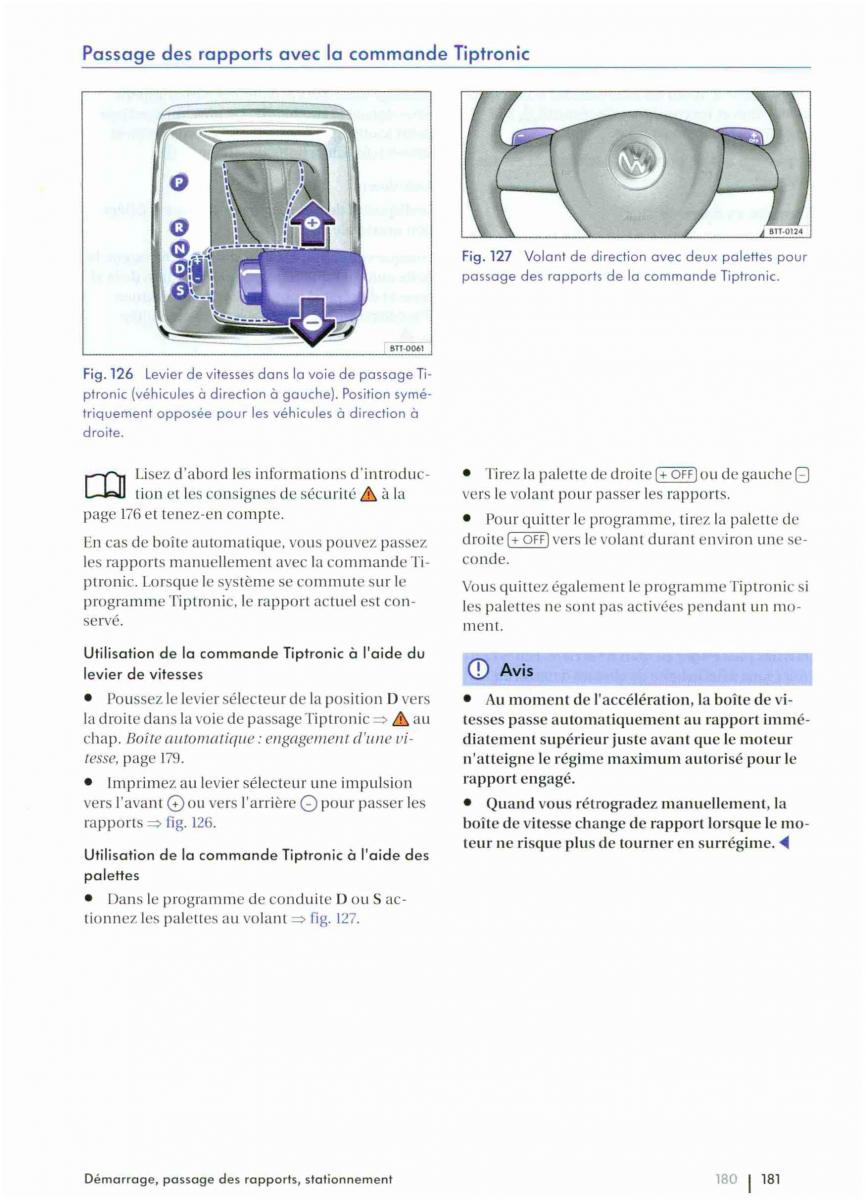 VW Golf VI 6 manuel du proprietaire / page 183