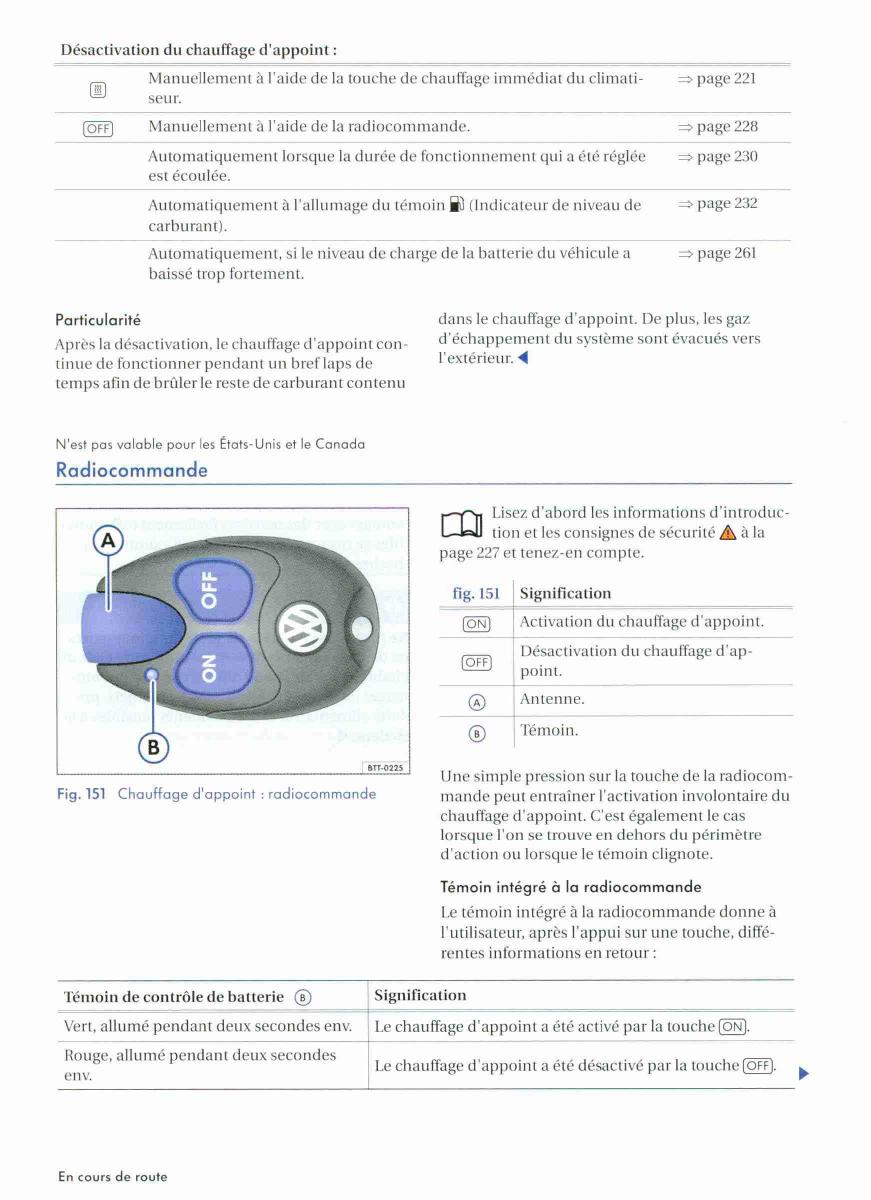 VW Golf VI 6 manuel du proprietaire / page 230