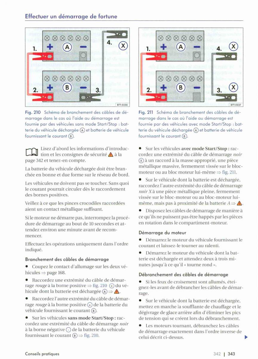 VW Golf VI 6 manuel du proprietaire / page 345