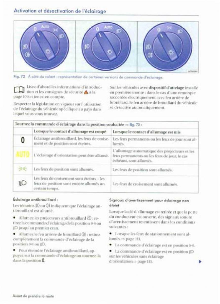 VW Golf Plus manuel du proprietaire / page 114