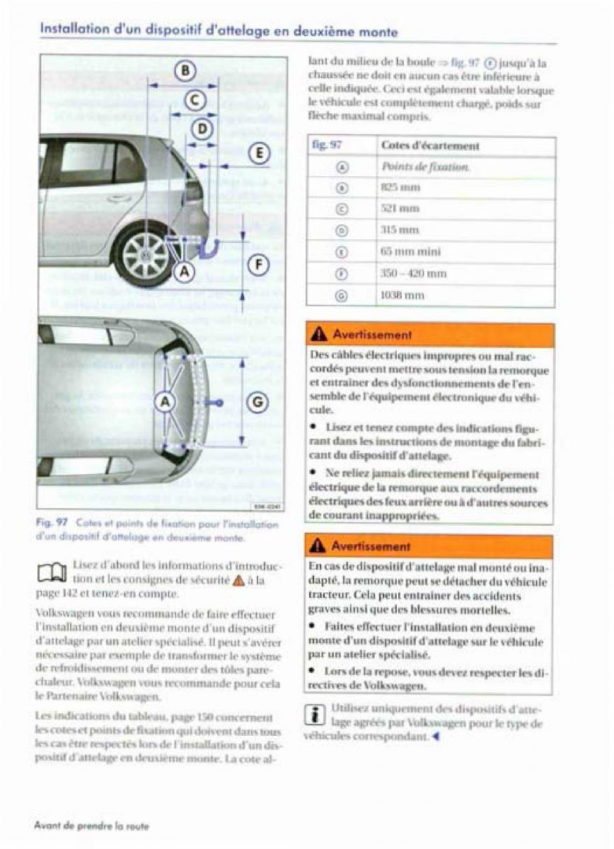 VW Golf Plus manuel du proprietaire / page 152