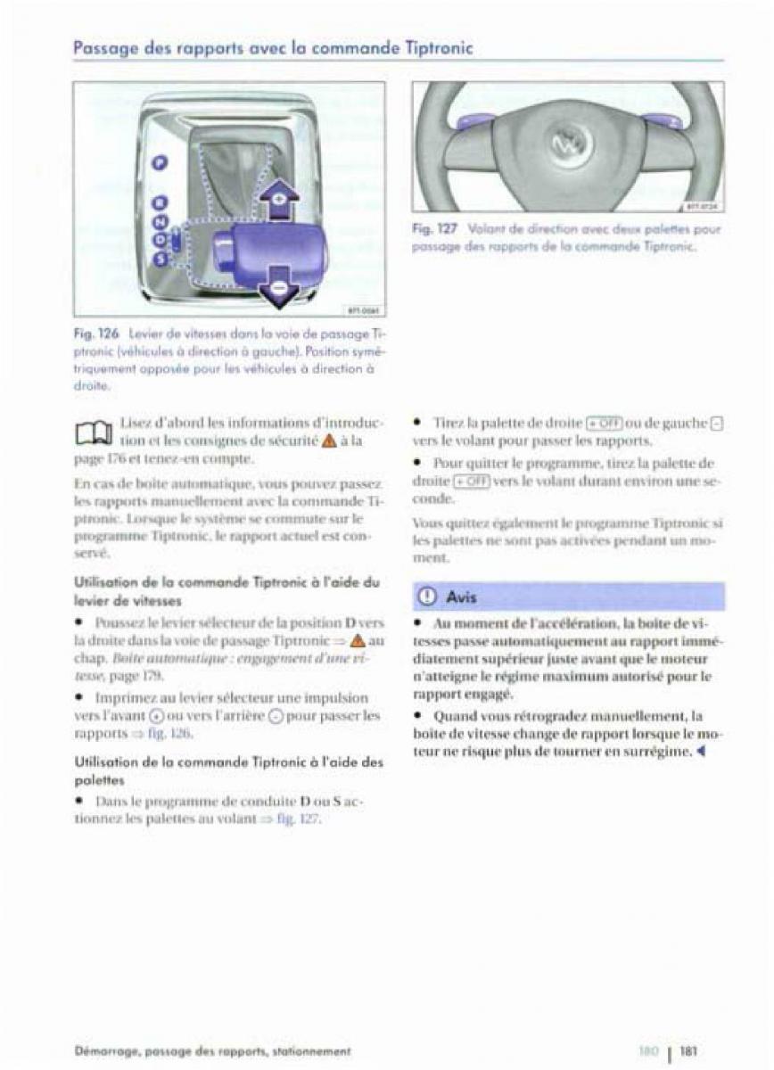 VW Golf Plus manuel du proprietaire / page 183