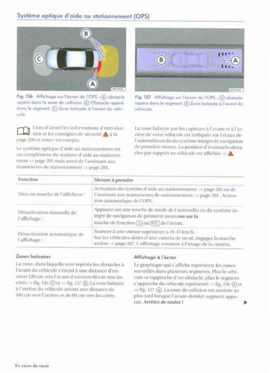 VW Golf Plus manuel du proprietaire / page 204