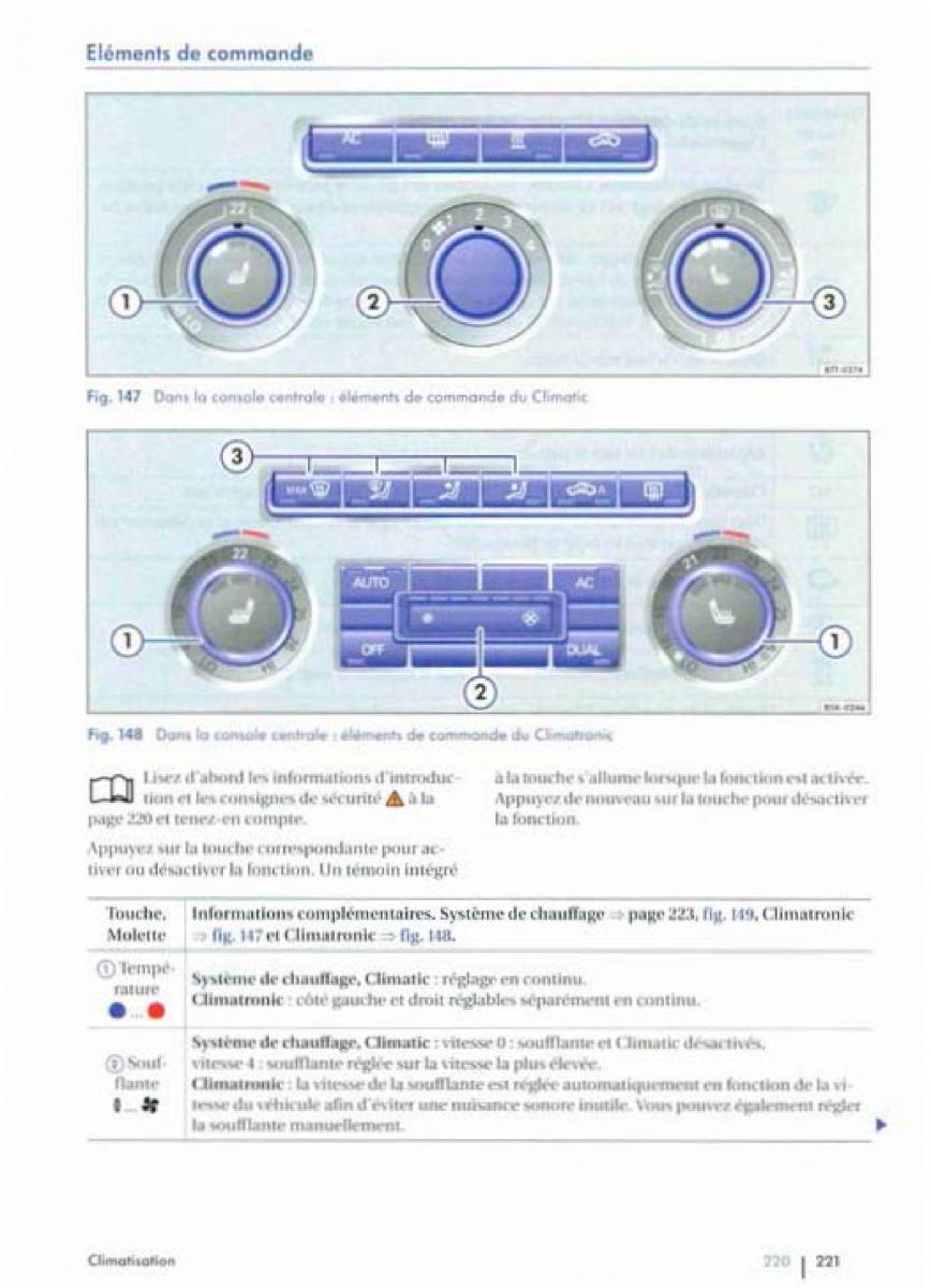 VW Golf Plus manuel du proprietaire / page 223