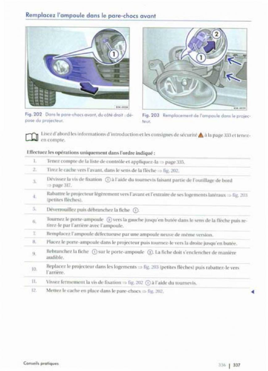 VW Golf Plus manuel du proprietaire / page 339