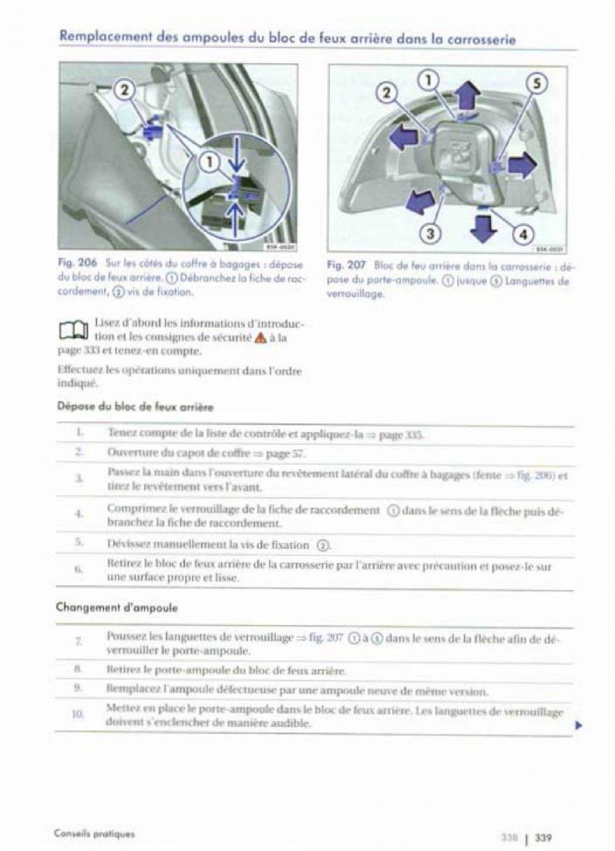 VW Golf Plus manuel du proprietaire / page 341