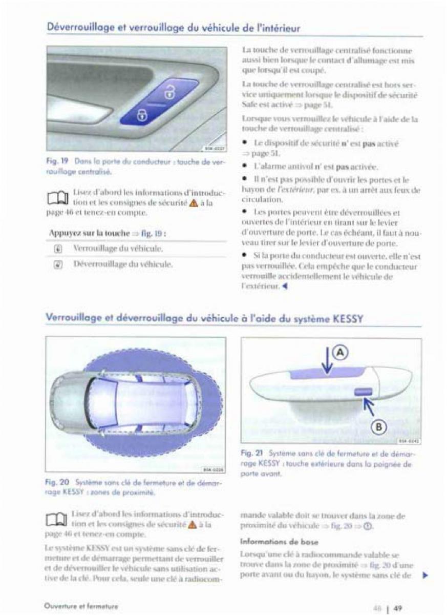 VW Golf Plus manuel du proprietaire / page 51