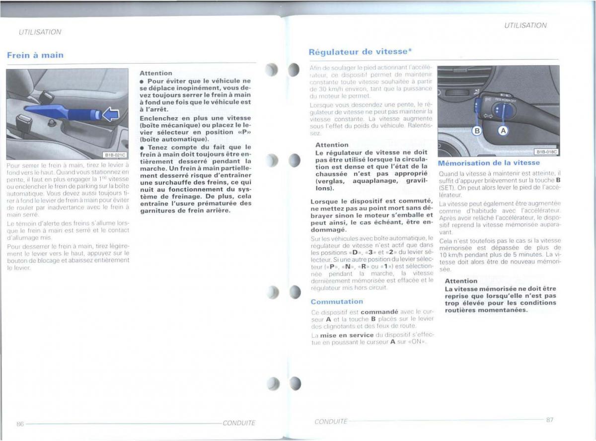 VW New Beetle Bjalla manuel du proprietaire / page 45