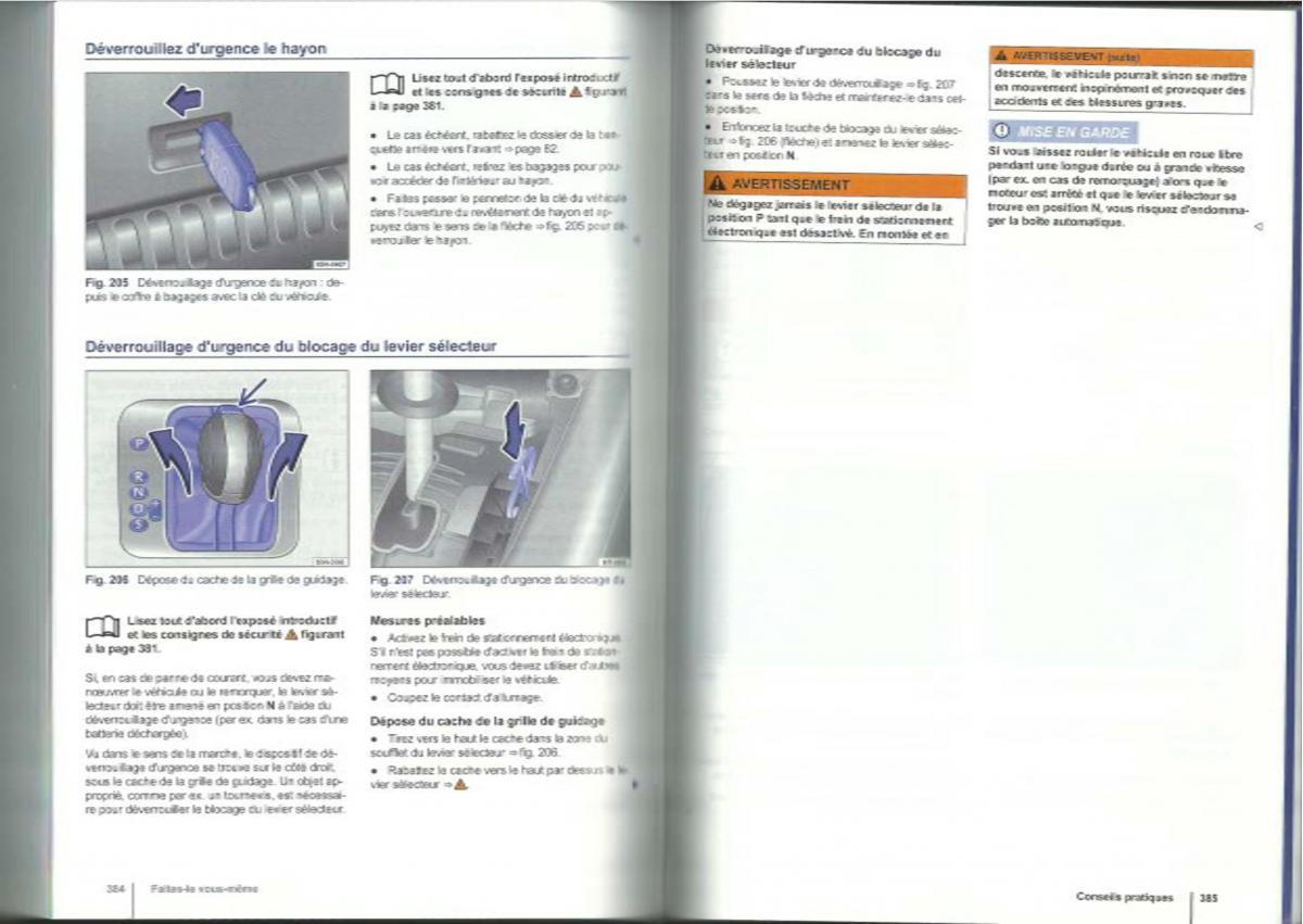 VW Tiguan I 1 manuel du proprietaire / page 194