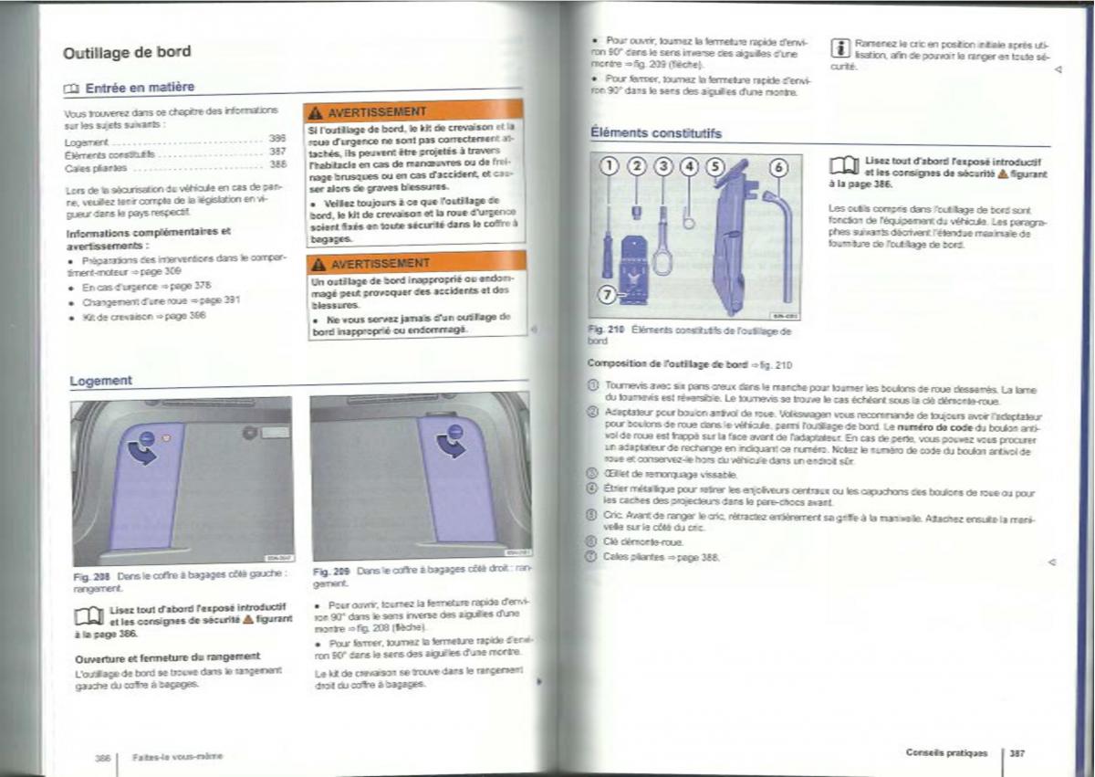 VW Tiguan I 1 manuel du proprietaire / page 195