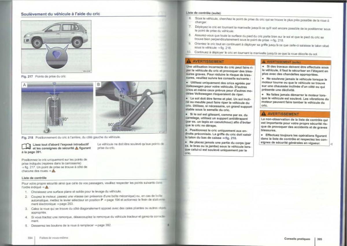 VW Tiguan I 1 manuel du proprietaire / page 199