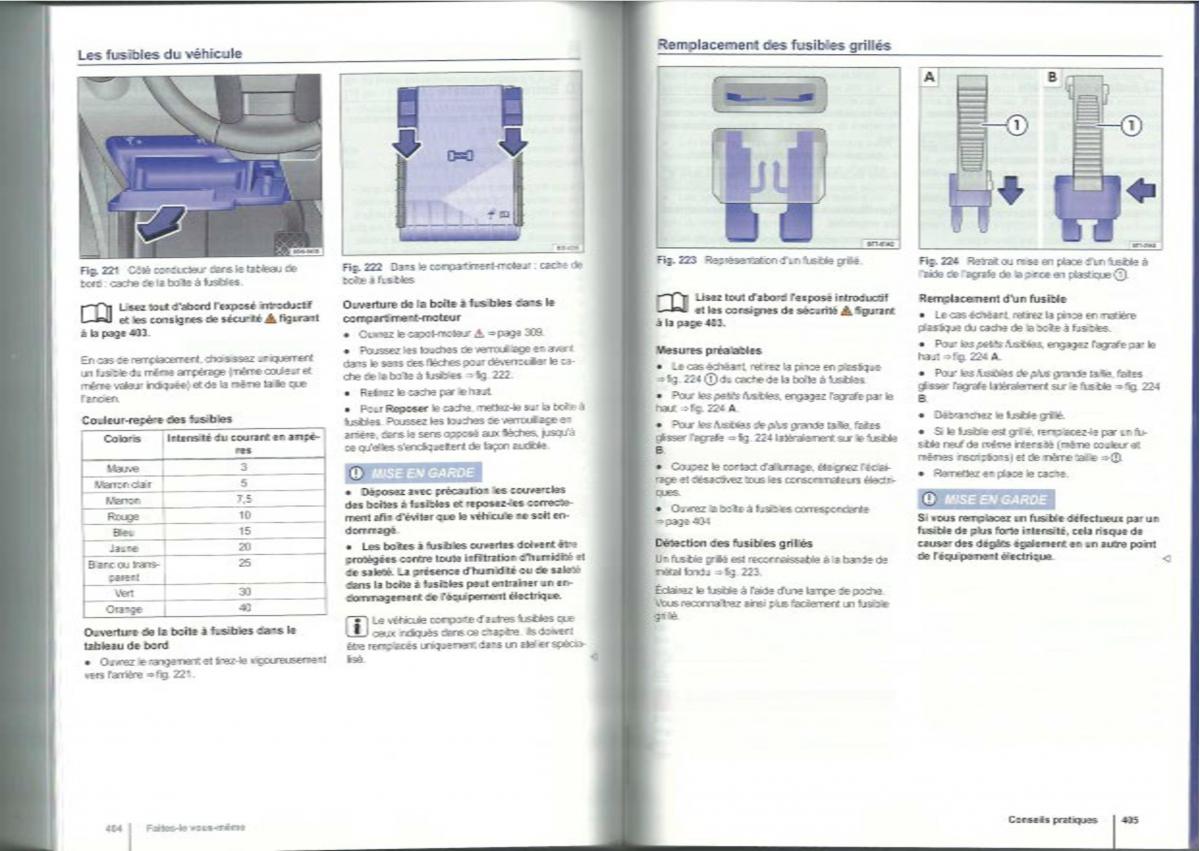 VW Tiguan I 1 manuel du proprietaire / page 204