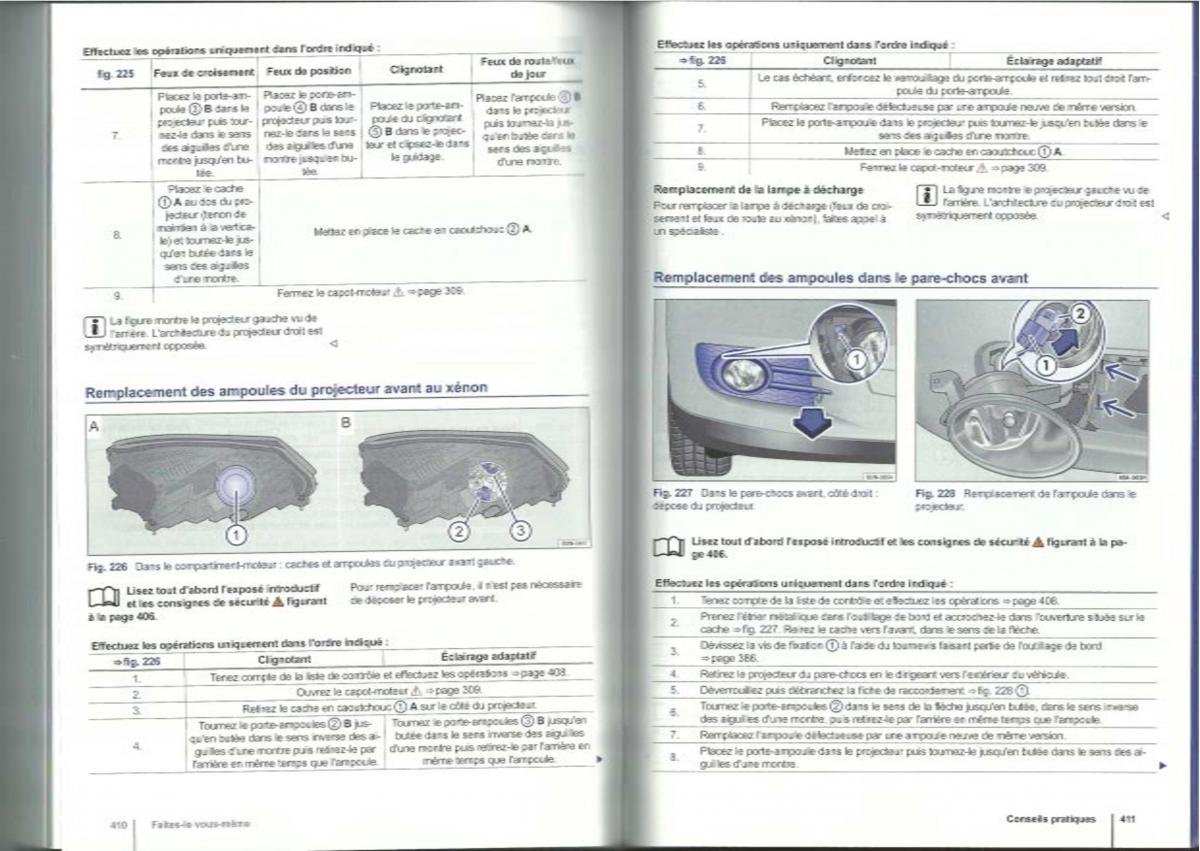 VW Tiguan I 1 manuel du proprietaire / page 207