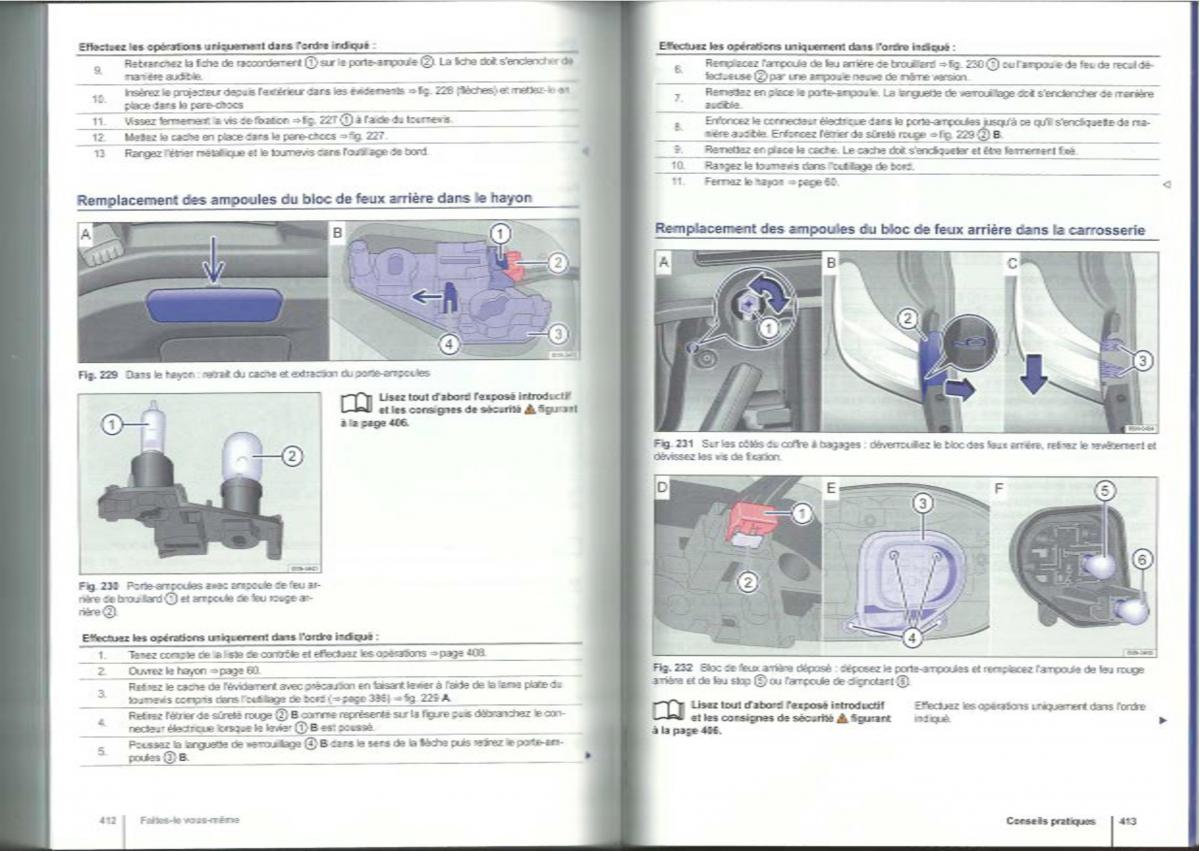 VW Tiguan I 1 manuel du proprietaire / page 208