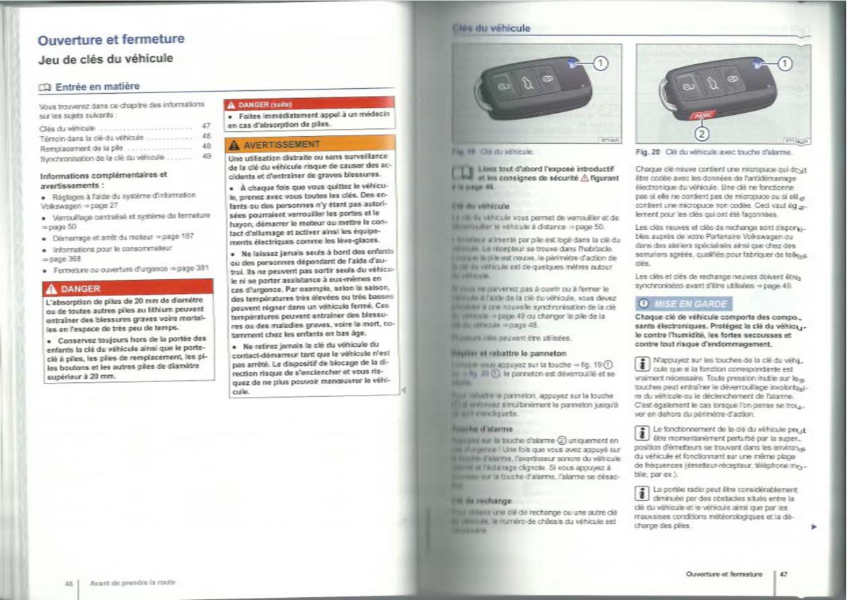 VW Tiguan I 1 manuel du proprietaire / page 25