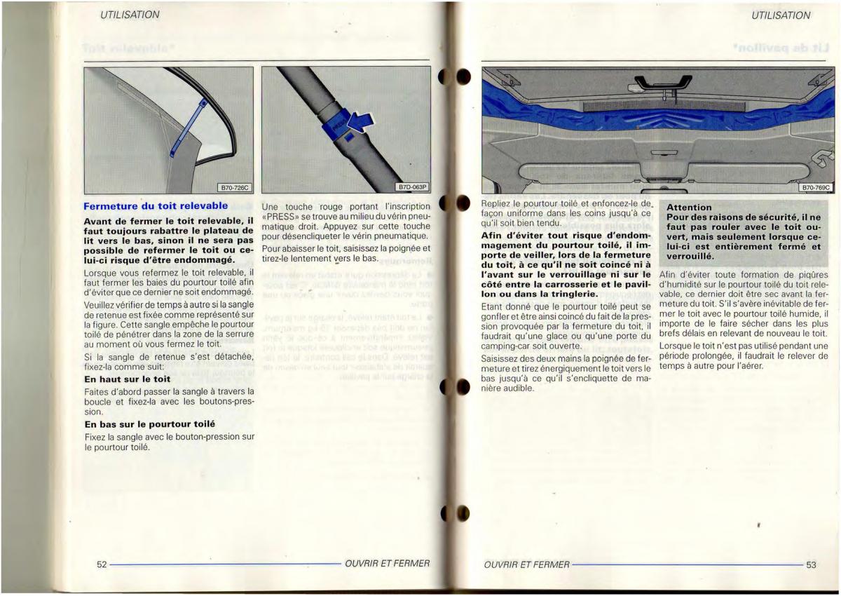 VW Transporter T4 manuel du proprietaire / page 28