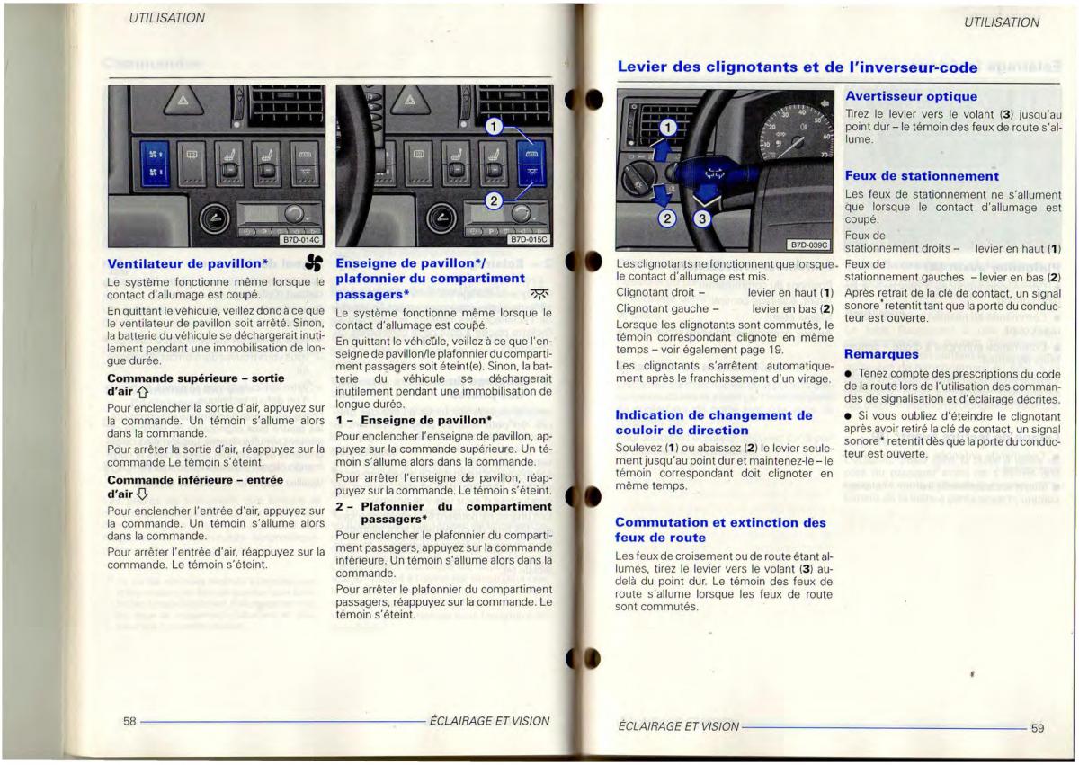 VW Transporter T4 manuel du proprietaire / page 31